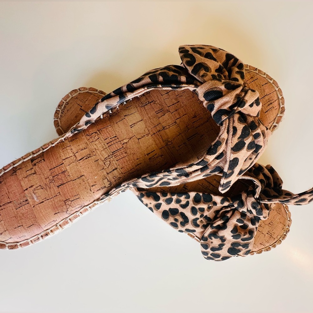 NINE WEST Bellah Leopard Print Espadrilles‎